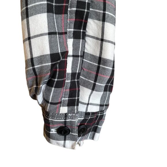 LL Bean ~ Plaid Shacket ~ Faux Fur/Teddy lined~ size Small - Picture 4 of 6